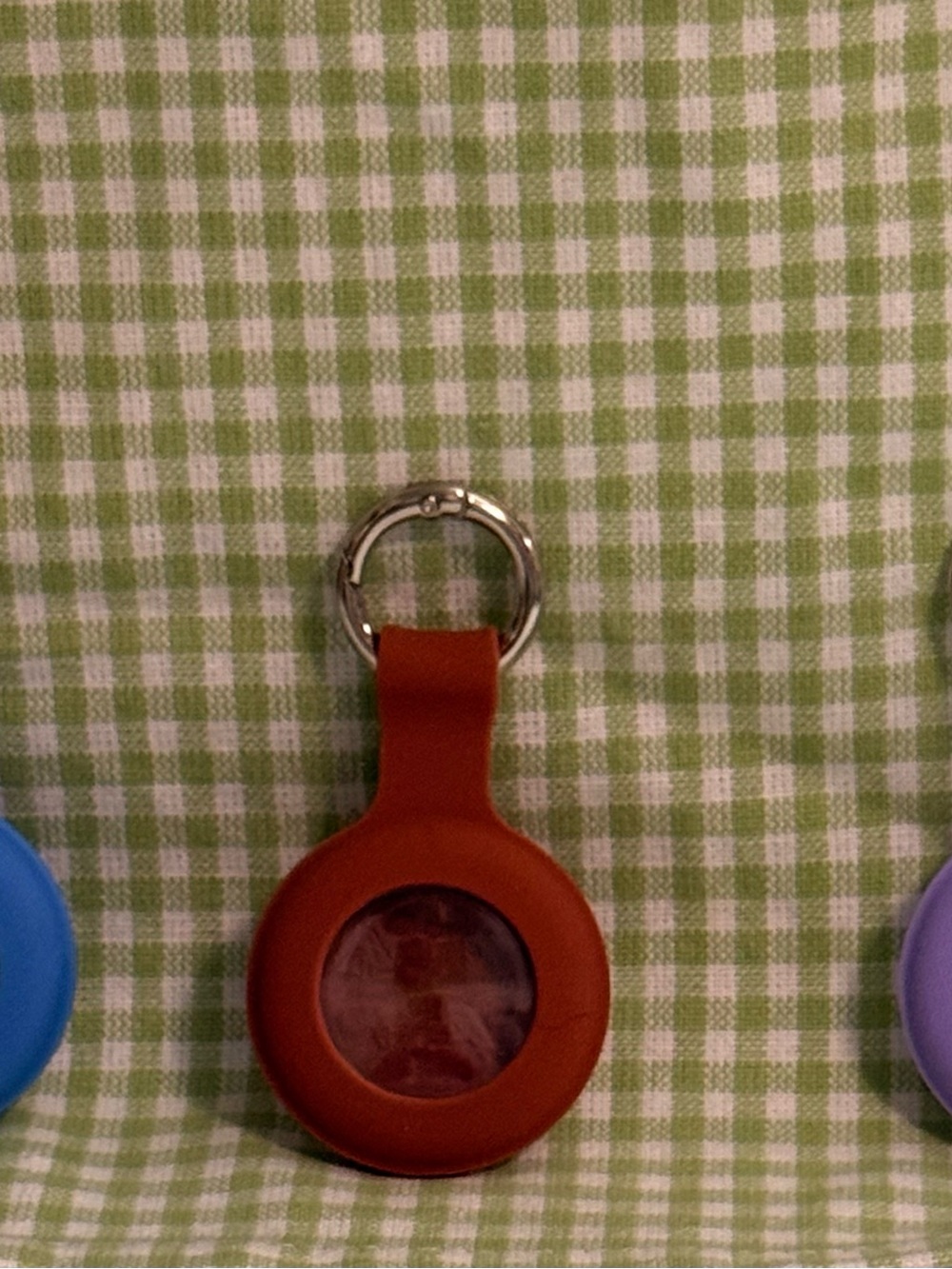 Set of 3 Silicone AirTag Keychain Holders